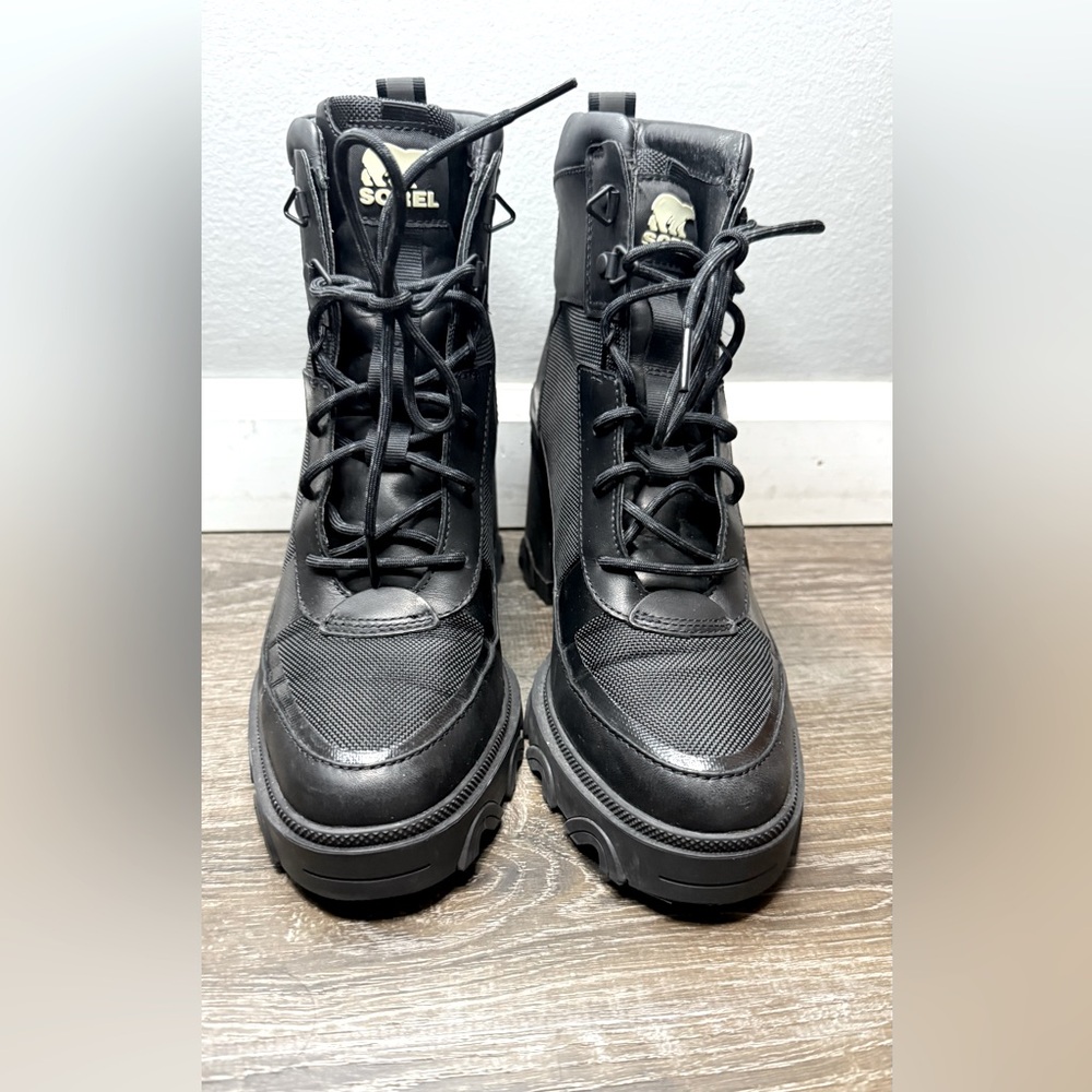 SOREL Brex™ Lace-Up Boots Black Women’s Size 10